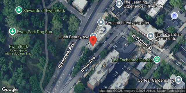 Aerial map of 3174 RIVERDALE AVENUE, Bronx