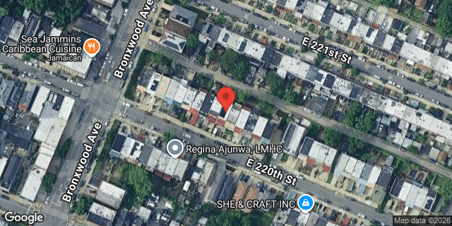 Aerial map of 919 EAST 220 STREET, Bronx
