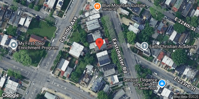 Aerial map of 3681 EASTCHESTER ROAD, Bronx