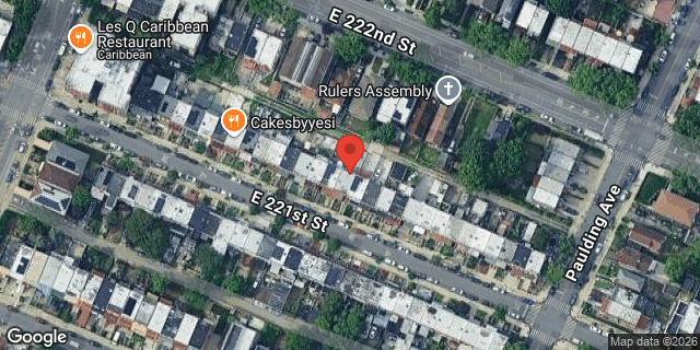 Aerial map of 945 EAST 221 STREET, Bronx