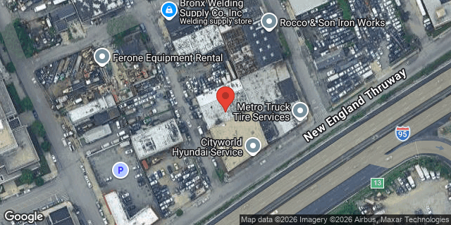 Aerial map of 3436 ROMBOUTS AVENUE, Bronx