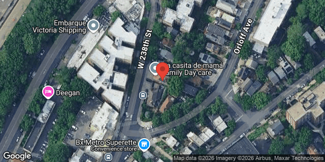 Aerial map of 111 WEST 238 STREET, Bronx