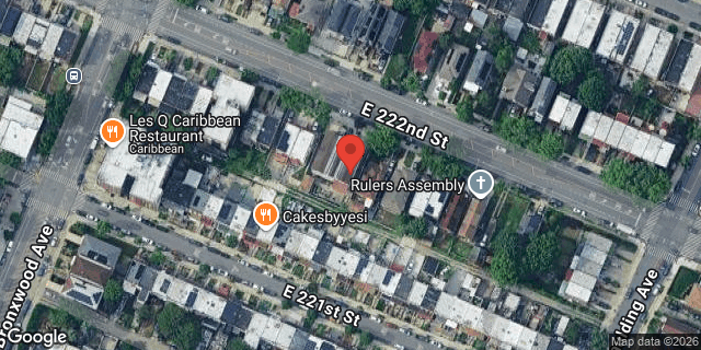 Aerial map of 928 EAST 222 STREET, Bronx