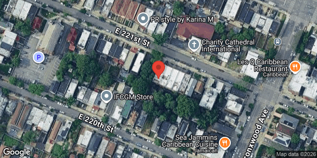 Aerial map of 850 EAST 221 STREET, Bronx