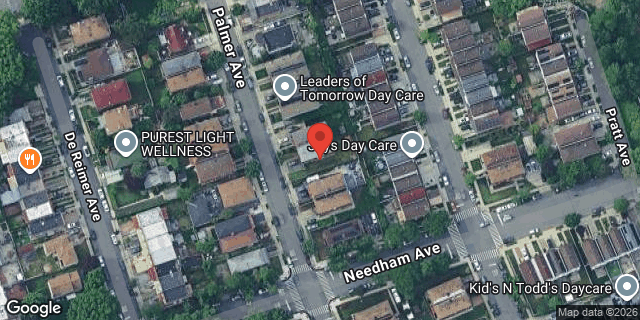 Aerial map of 3616 PALMER AVENUE, Bronx