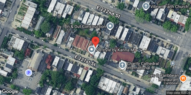 Aerial map of 841 EAST 221 STREET, Bronx