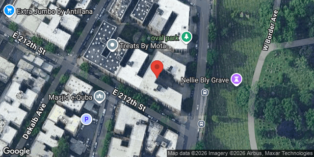 Aerial map of 3591 BAINBRIDGE AVENUE, Bronx