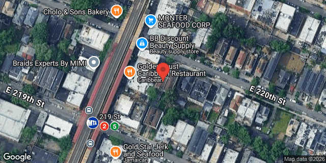 Aerial map of 710 EAST 220 STREET, Bronx