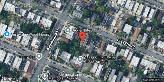 Aerial map of 1010 EAST 224 STREET, Bronx