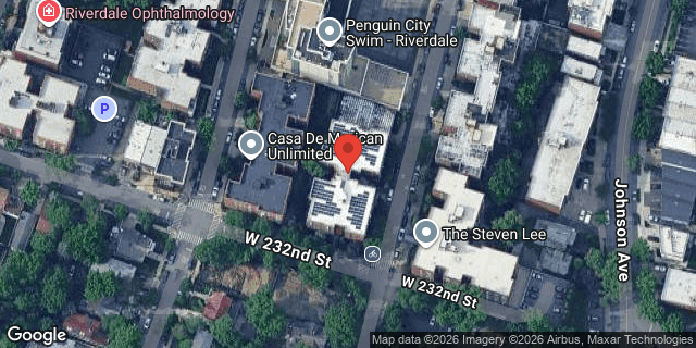 Aerial map of 3215 NETHERLAND AVENUE, Bronx