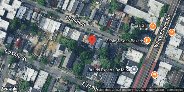 Aerial map of 670 EAST 220 STREET, Bronx