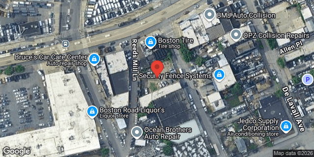 Aerial map of 1 REEDS MILL LANE, Bronx
