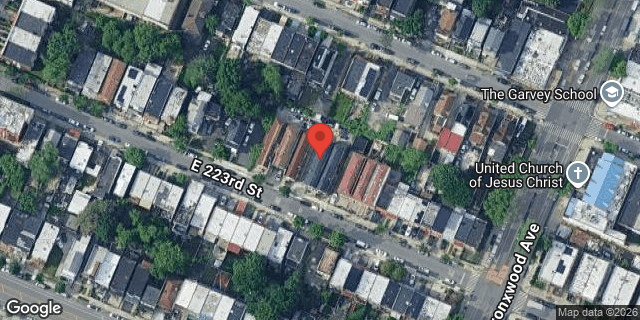 Aerial map of 851 EAST 223 STREET, Bronx