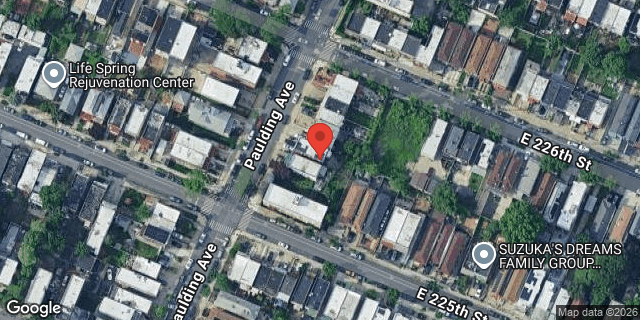Aerial map of 3980 PAULDING AVENUE, Bronx