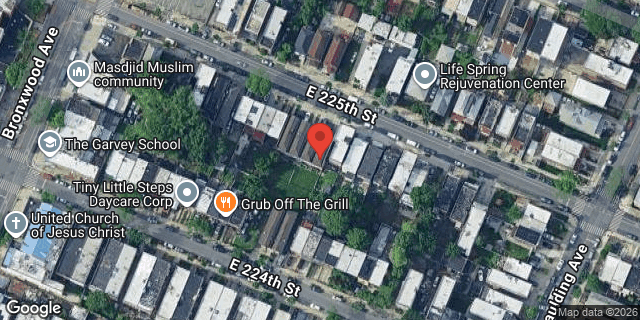 Aerial map of 940 EAST 225 STREET, Bronx