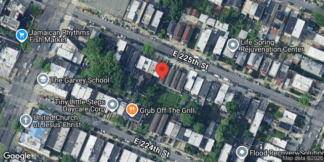 Aerial map of 934 EAST 225 STREET, Bronx