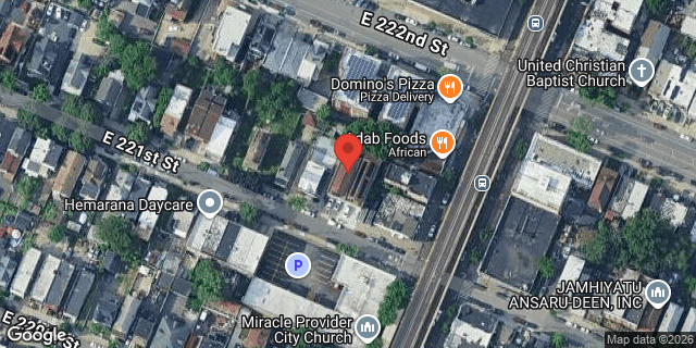 Aerial map of 685 EAST 221 STREET, Bronx