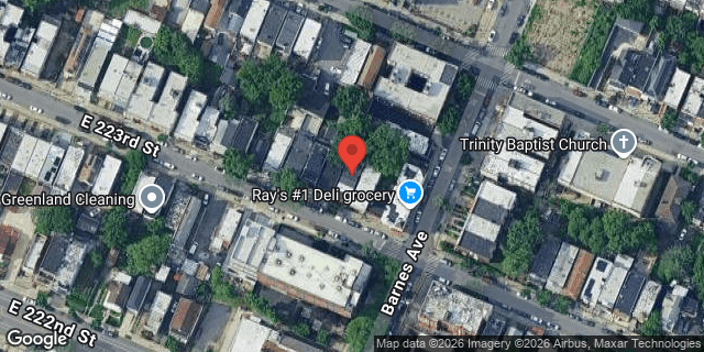 Aerial map of 771 EAST 223 STREET, Bronx