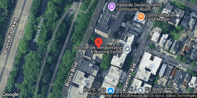 Aerial map of 3838 BRONX BOULEVARD, Bronx