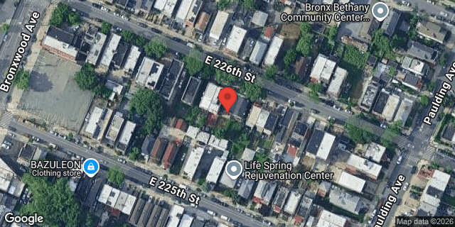 Aerial map of 934 EAST 226 STREET, Bronx