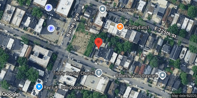 Aerial map of 811 EAST 224 STREET, Bronx