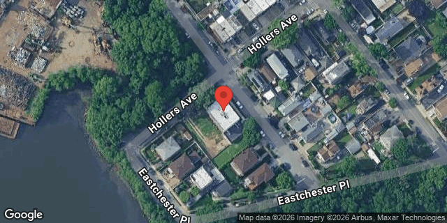 Aerial map of 2518 HOLLERS AVENUE, Bronx