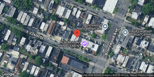Aerial map of 861 EAST 226 STREET, Bronx