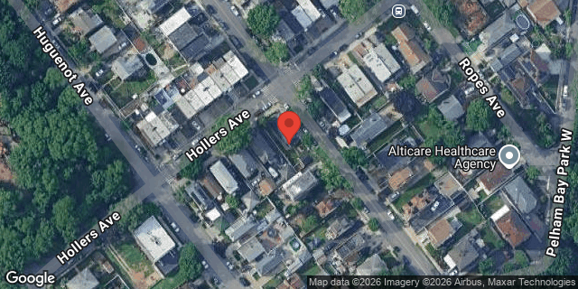Aerial map of 2538 HOLLERS AVENUE, Bronx