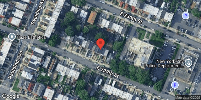 Aerial map of 1025B EAST 229 STREET, Bronx