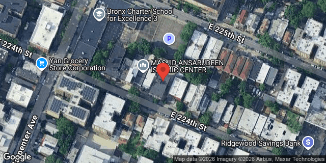 Aerial map of 645 EAST 224 STREET, Bronx