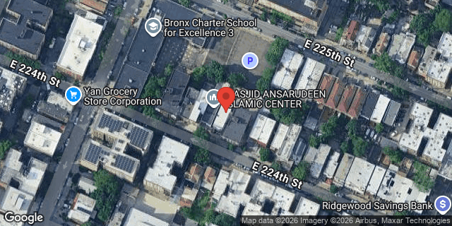 Aerial map of 643 EAST 224 STREET, Bronx
