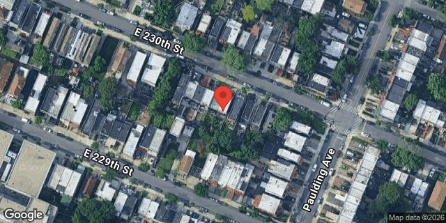 Aerial map of 956 EAST 230 STREET, Bronx