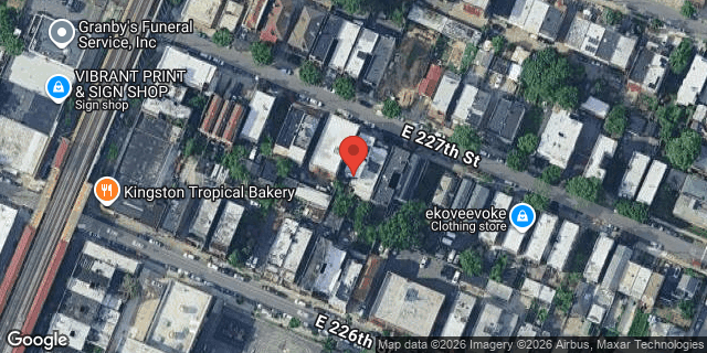 Aerial map of 730 EAST 227 STREET, Bronx