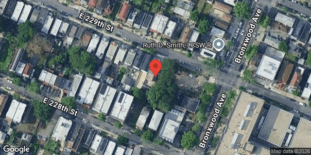 Aerial map of 854 EAST 229 STREET, Bronx