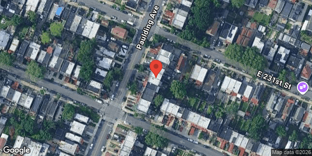 Aerial map of 4136 PAULDING AVENUE, Bronx