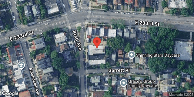 Aerial map of 3830 PRATT AVENUE, Bronx