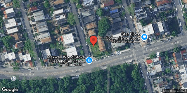 Aerial map of EAST 233 STREET, Bronx
