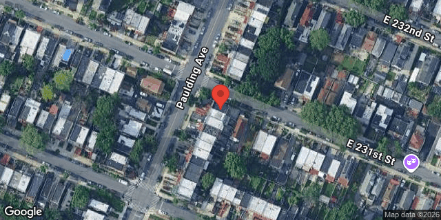 Aerial map of 4146 PAULDING AVENUE, Bronx