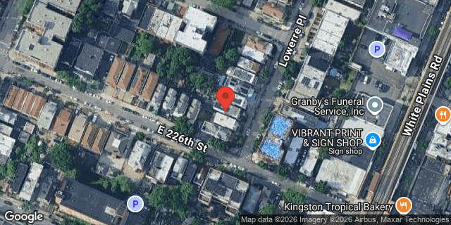 Aerial map of 4005 LOWERRE PLACE, Bronx