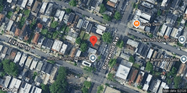 Aerial map of 4109 BRONXWOOD AVENUE, Bronx