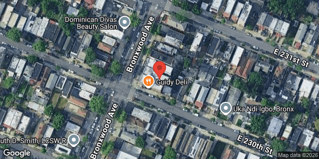 Aerial map of 4126 BRONXWOOD AVENUE, Bronx