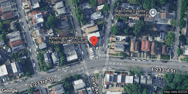 Aerial map of 1441 EAST 233 STREET, Bronx