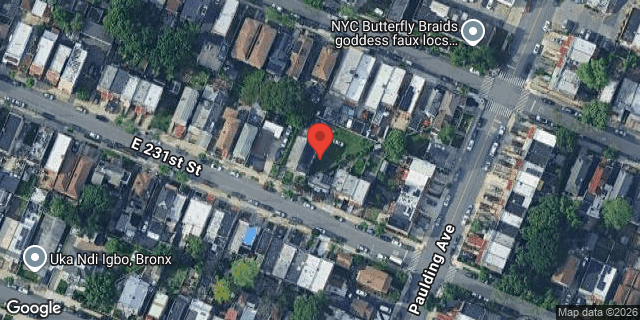 Aerial map of 959 EAST 231 STREET, Bronx