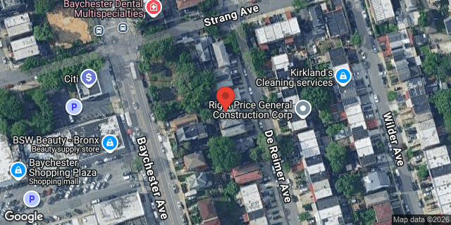 Aerial map of 3945 DE REIMER AVENUE, Bronx