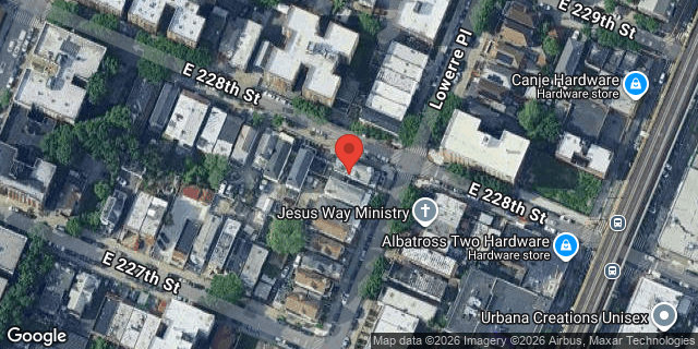 Aerial map of 4043 LOWERRE PLACE, Bronx