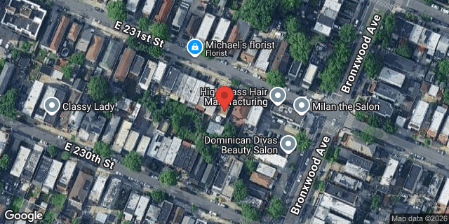 Aerial map of 860 EAST 231 STREET, Bronx