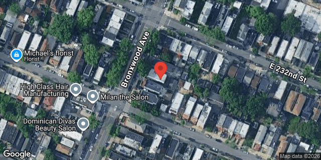 Aerial map of 4154 BRONXWOOD AVENUE, Bronx