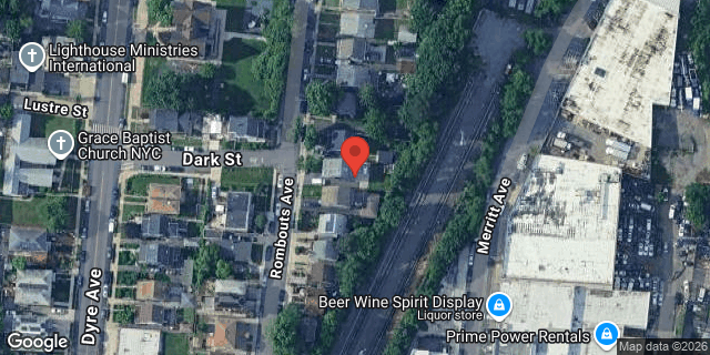 Aerial map of 3992 ROMBOUTS AVENUE, Bronx