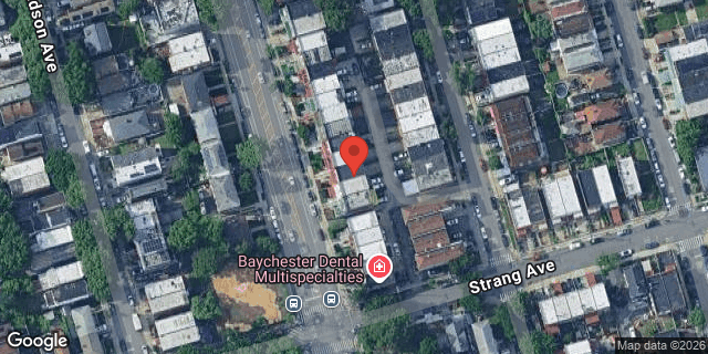 Aerial map of 4018 BAYCHESTER AVENUE, Bronx