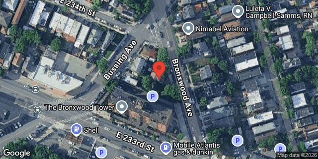 Aerial map of 4225 BRONXWOOD AVENUE, Bronx